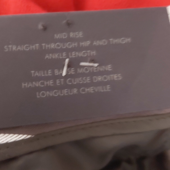 NWT Banana Republic Olive and cool mint dress capri - Picture 6 of 7